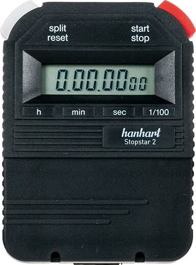 Hanhart Cronometro Stopstar 2, display digitale con funzioni di avvio, arresto e azzeramento