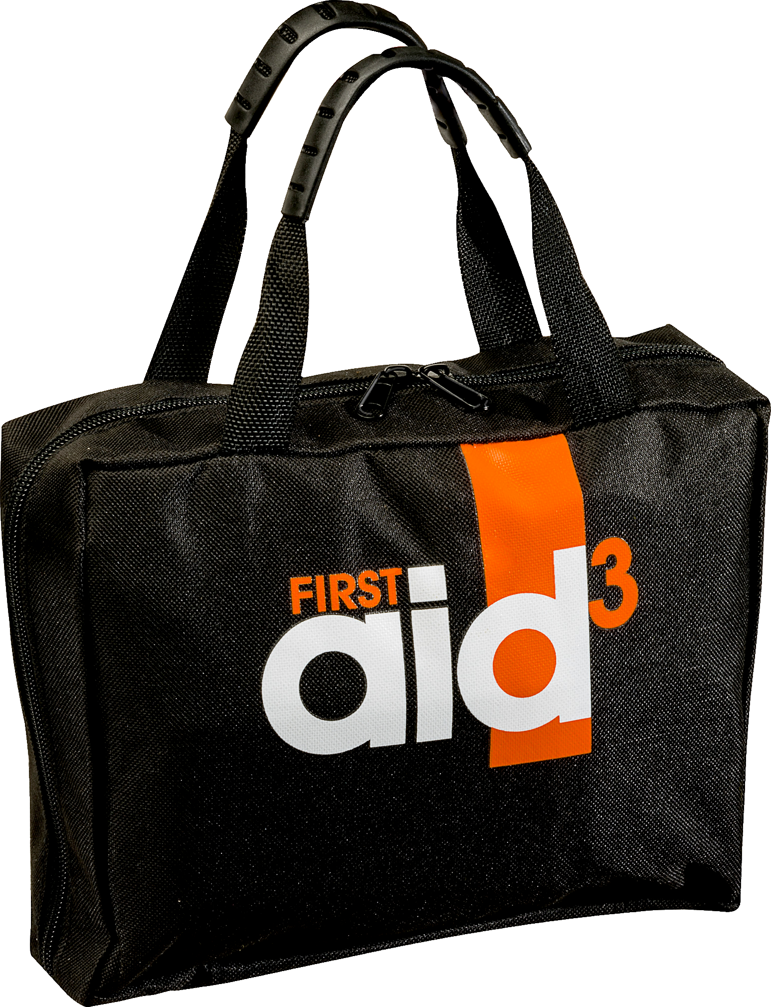 Sac First Aid noir avec orange et blanc