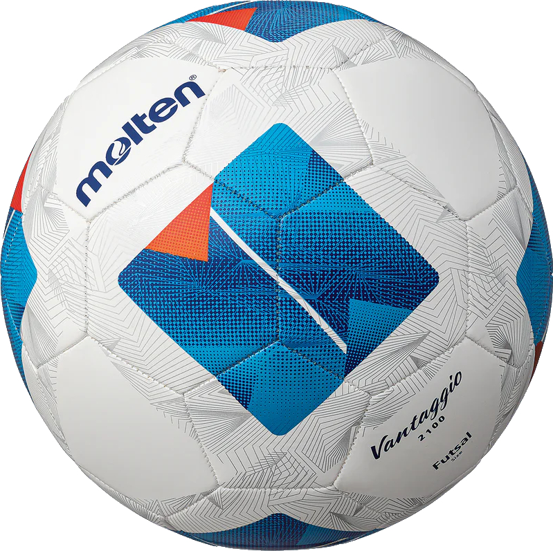 Molten Futsalball Vantaggio mit blauen und weissen Mustern für optimale Spielkontrolle