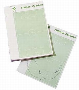 Taktikblöcke für Fußballtrainer zur Planung von Spielsituationen und Strategien.