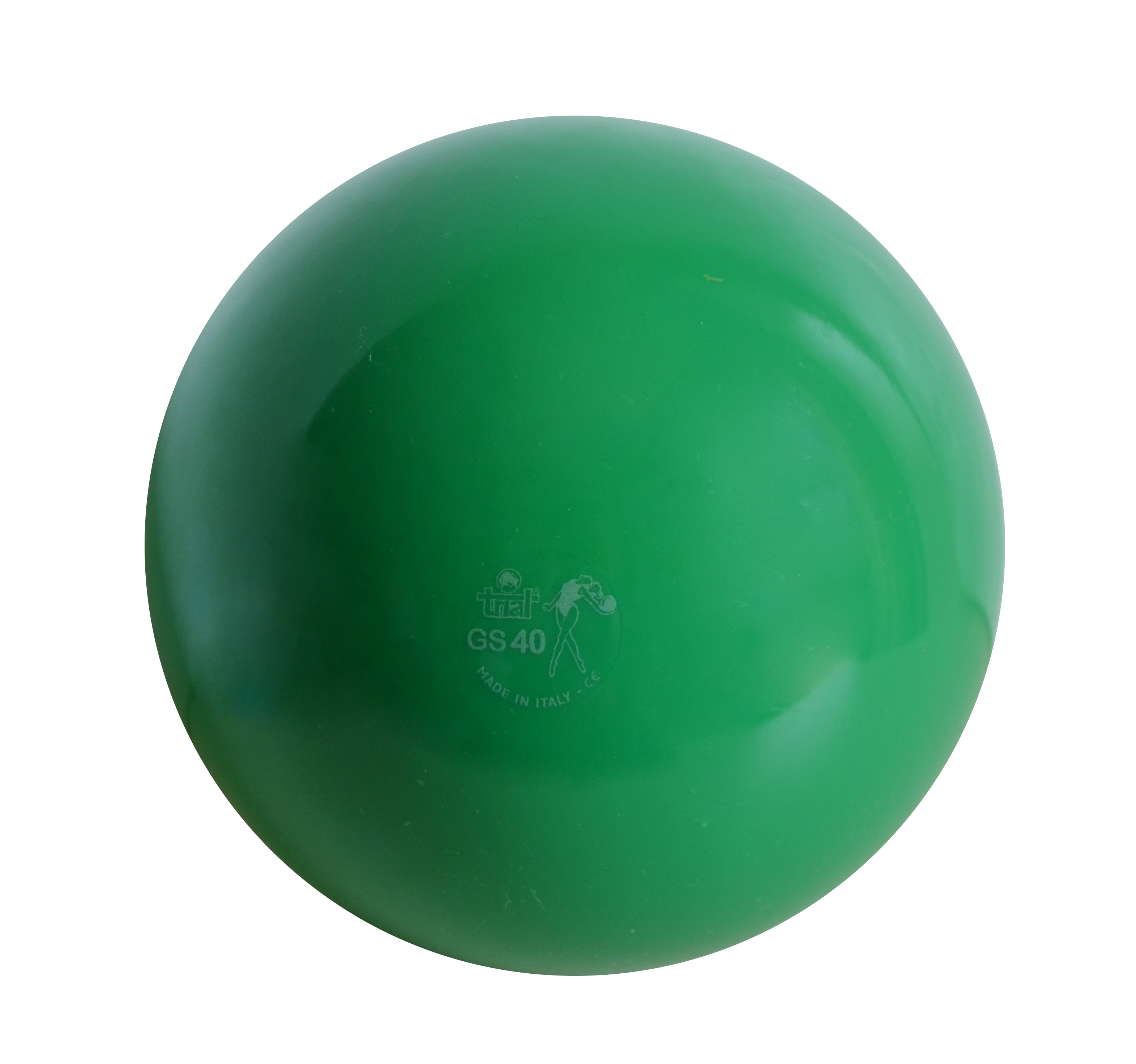 Palla da ginnastica verde per sport e fitness
