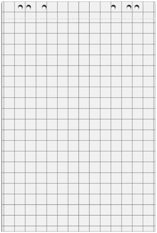Ein leerer karierter Notizblock mit Spiralbindung, ideal für Notizen und Skizzen