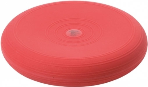 Rotes Frisbee aus Kunststoff, ideal für Freizeit- und Outdoor-Spiele