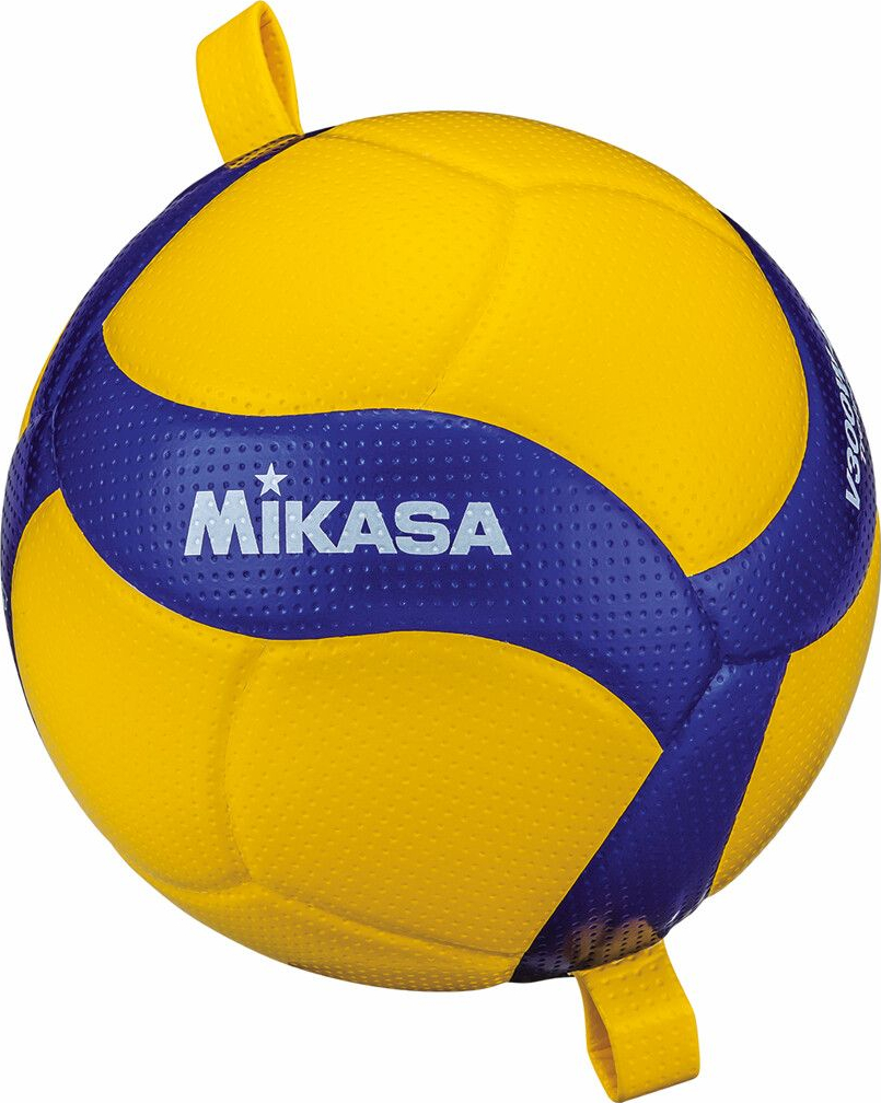 Mikasa V300WATTR Volleyball mit Gummizügen, Grösse 5