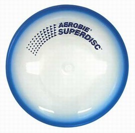 Aerobie Superdisc, blaue Wurfscheibe für Sport und Freizeit