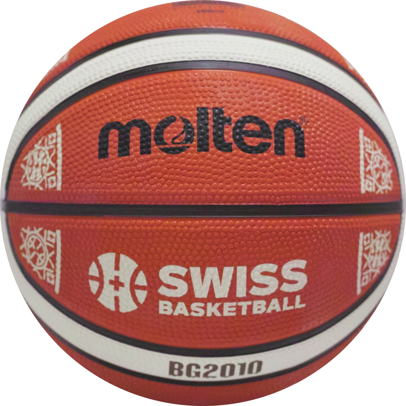 Molten Basketball mit Swiss Basketball Logo und BG2010 Aufschrift