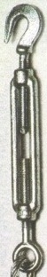 Edelstahl-Spannschraube mit Haken und Öse für Seilspanner und Justierung